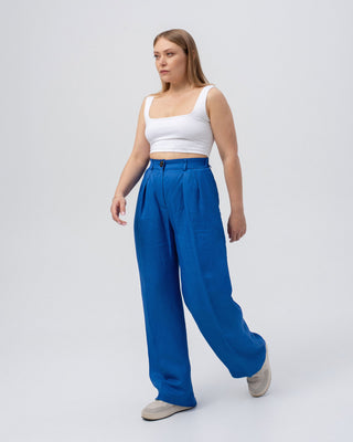 Azure Skies Ensemble Palazzo Pants - MONOD