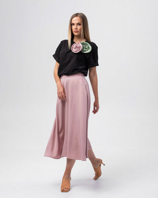 Blush Pink Blossom Skirt - MONOD