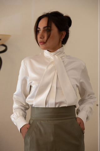 Champagne Silk blouse - MONOD