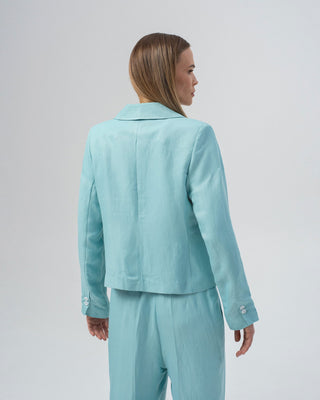 Crystal Lagoon Lux Cropped Jacket - MONOD