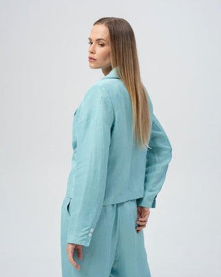 Crystal Lagoon Lux Cropped Jacket - MONOD