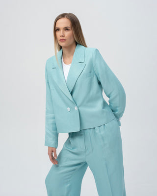 Crystal Lagoon Lux Cropped Jacket - MONOD