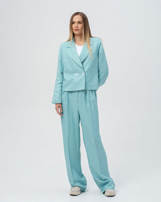 Crystal Lagoon Lux Cropped Jacket - MONOD