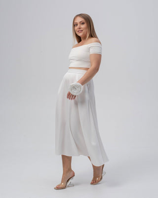 Ivory Rose Elegance Skirt - MONOD