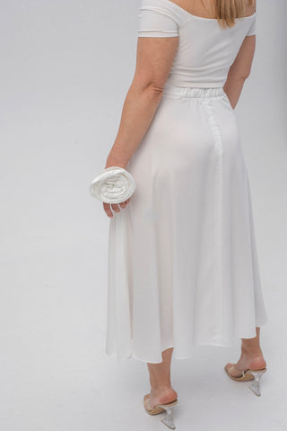 Ivory Rose Elegance Skirt - MONOD