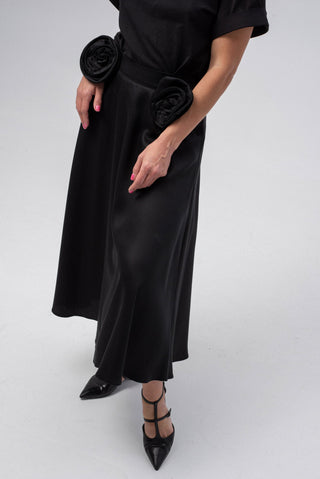 Midnight Rose Glamour Skirt - MONOD