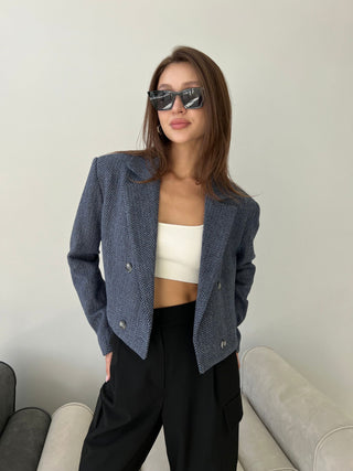 Sapphire Style cropped jacket - MONOD