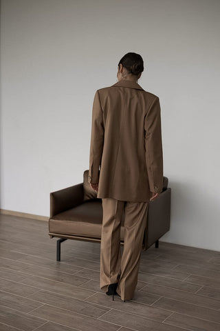 Camel Suit with trousers